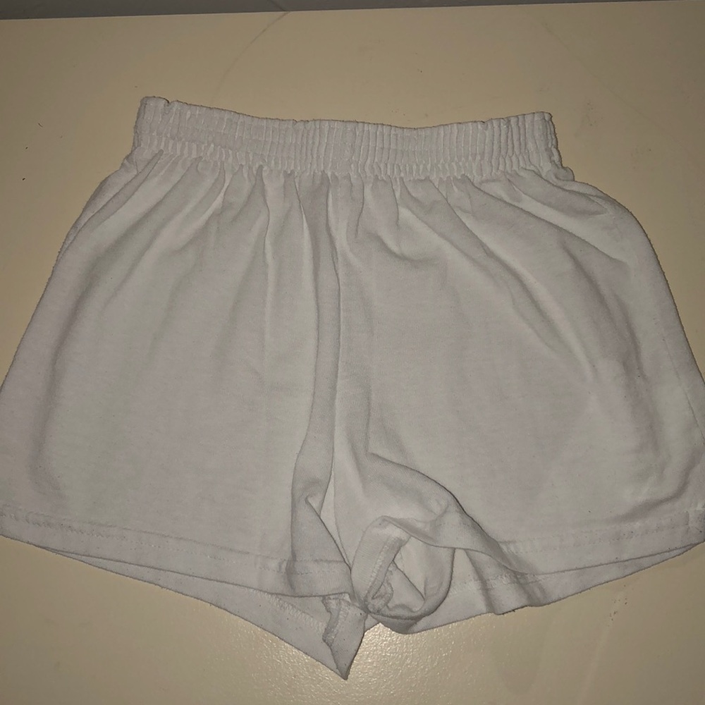 White soffe shorts